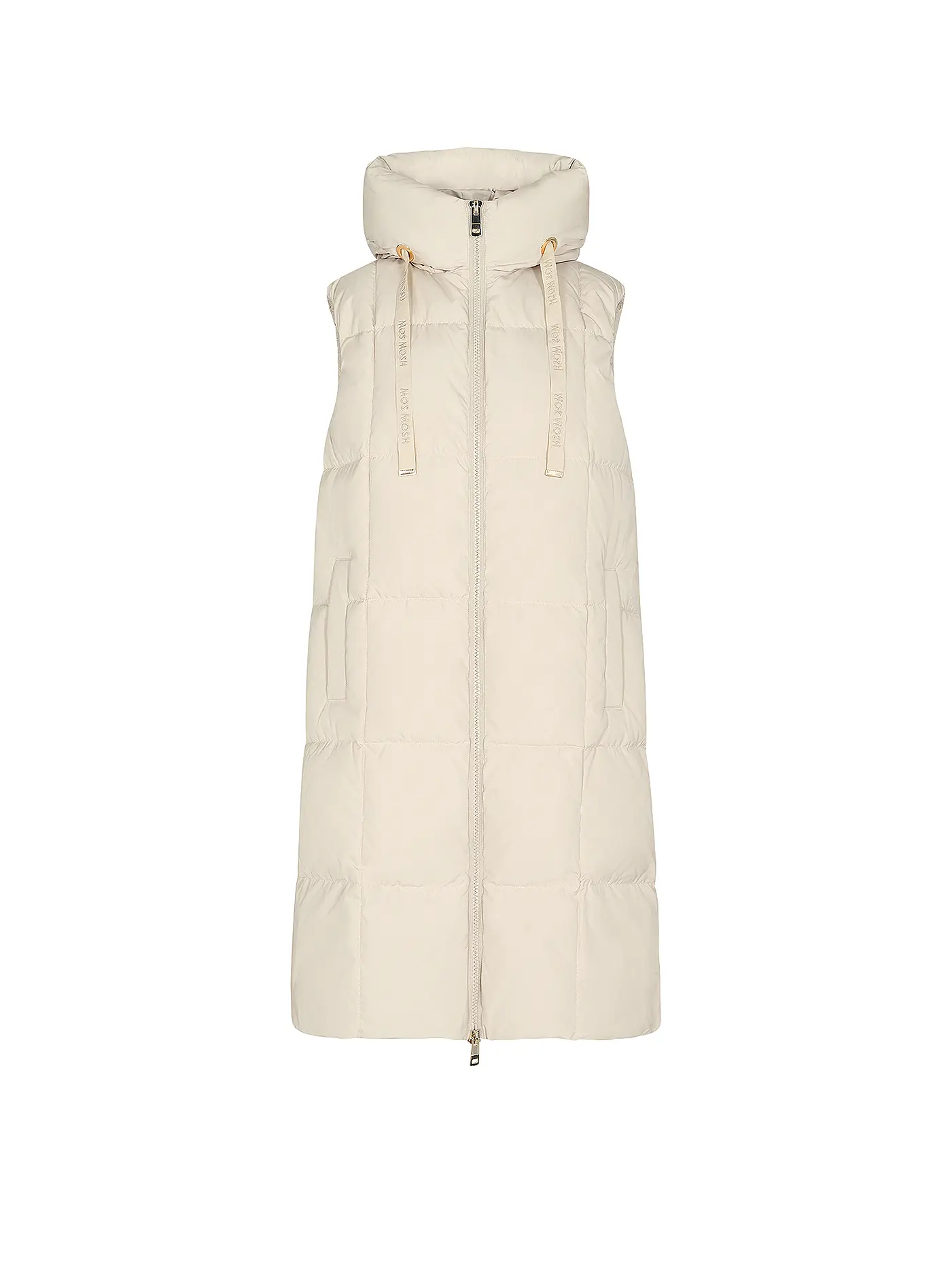 MOS MOSH | Daunensteppgilet MMNOVA SQUARE | beige